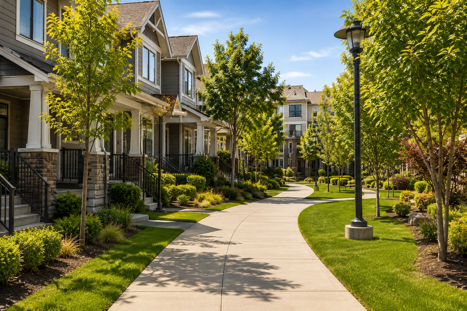 Clean HOA and residential community common areas
